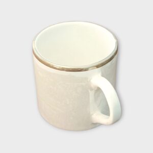 coffee cup [ 48 pieces ] box , fine platinum (silver colored) trim