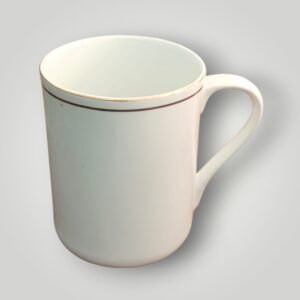 bone china white mug , 24 pieces box , luxury tableware mug